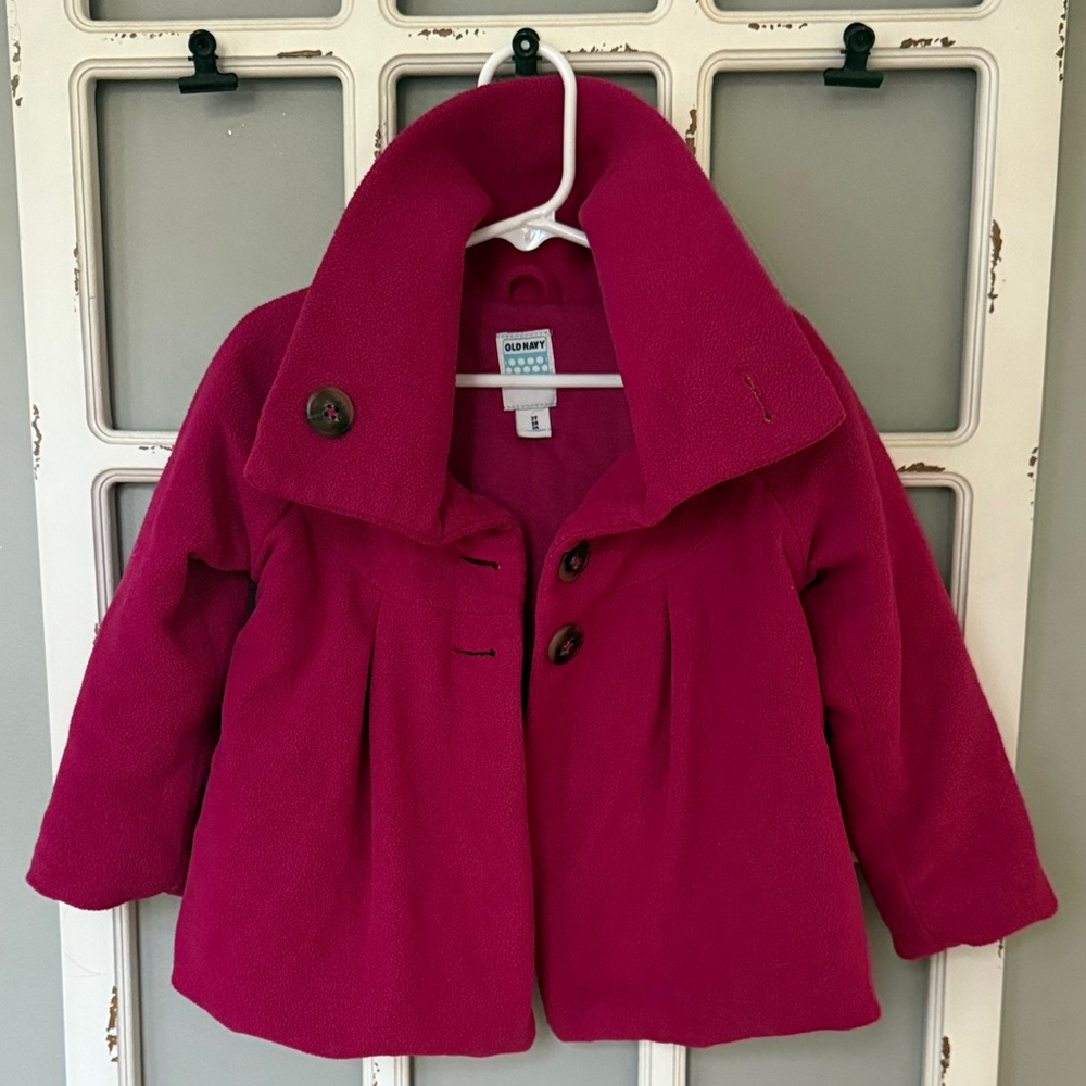 OshKosh B'gosh Fuchsia Pea Coat for Kids